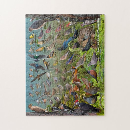 Backyard Birds of Washington Puzzle (Vertikal)