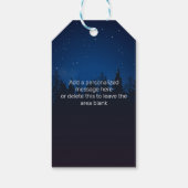 Backyard Bonfire Cookie Geburtstagsparty Geschenkanhänger (Rückseite)