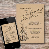 Backyard Bonfire Einladung