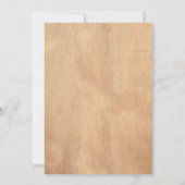 Backyard Bonfire Geburtstagseinladung Einladung (Rückseite)