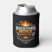 Backyard Boss Iron & Flame Chillin & Grillin Dosenkühler (Kanne Vorderseite)