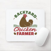 Backyard Chicken Bauer Mousepad (Mit Mouse)