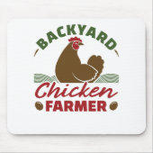 Backyard Chicken Bauer Mousepad (Vorne)