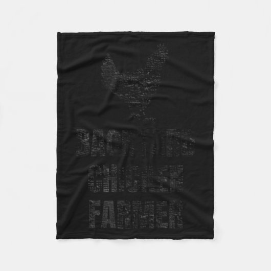 Backyard Chicken Farmer Distressed Gift For Chicke Fleecedecke (Vorderseite)