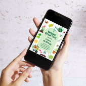 Backyard Garden Geburtstagsparty Einladung