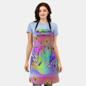 Backyard Gardener Floral Schürze (Getragen)