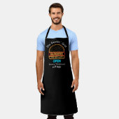 Backyard Grill Master Burgers All-over Print Schür Schürze (Getragen)