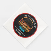 Backyard Grill Master Burgers Paper Napkins Serviette (Ecke)
