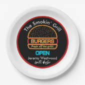 Backyard Grill Master Burgers Paper Teller (Vorderseite)