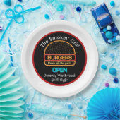 Backyard Grill Master Burgers Papierplatten Pappteller (Party)