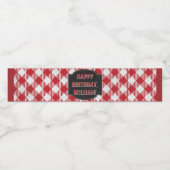 Backyard GRILLEN Birthday Party Wasserflasche Wasserflaschenetikett (Einzelnes Label)