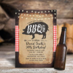 Backyard GRILLEN Geburtstagsparty Rustikale String Einladung<br><div class="desc">Rustikale String Lights Backyard GRILLEN Geburtstagsparty Einladungen.</div>