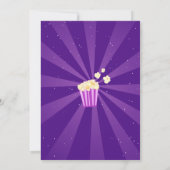 Backyard Movie Night Birthday Einladung (Rückseite)