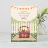 Backyard Picnic Einladung (Stehend Vorderseite)