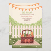 Backyard Picnic Einladung (Vorne/Hinten)