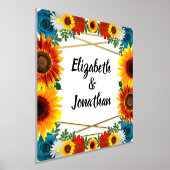 Backyard Summer Floral Geometric Foliendrucke (Ablage )