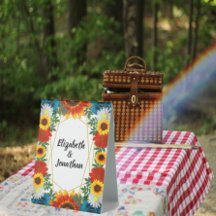 Backyard Summer Floral Geometric