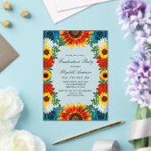 Backyard Summer Floral Graduation Party Acryleinladungen (In Situ (Hochzeit))