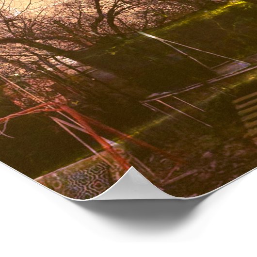 Backyard Sun Poster (Ecke)