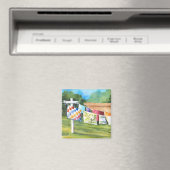 Backyard Washline Magnet (In Situ (Geschirrspüler))