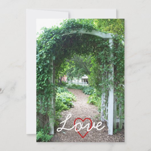 Backyard Wedding - Einladung zur Hochzeit (Vorderseite)