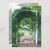 Backyard Wedding - Einladung zur Hochzeit (Vorne/Hinten)