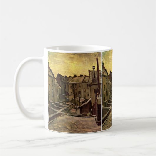 Backyards of Old Houses by Vincent van Gogh Kaffeetasse (Links)