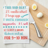 Backzuckerkoch Rezept Küchentuch (Viertel Falte)