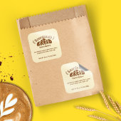 Backzutaten Quadratischer Aufkleber