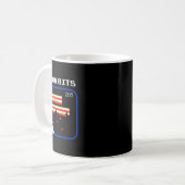 Bacon 8-Bit Video Game Player Retro Nerd Geek Kaffeetasse (Vorderseite Links)