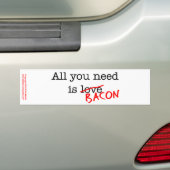 Bacon Alles, was Sie brauchen Autoaufkleber (Auf Auto)