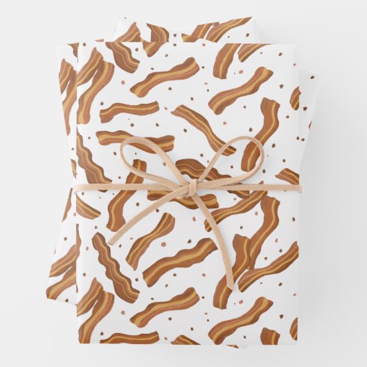 Bacon and bits pattern geschenkpapier set (Beispiel)
