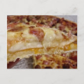 Bacon and Cheese Breakfast Pizza Rezept Postkarte (Vorderseite)