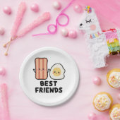 Bacon and Egg Best Friends Pappteller (Party)