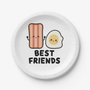 Bacon and Egg Best Friends Pappteller