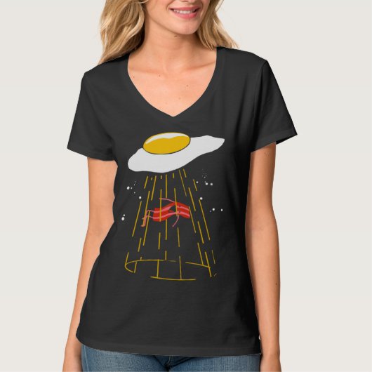 Bacon and Eggs Alien Kids Egg Crispy T-Shirt (Vorderseite)