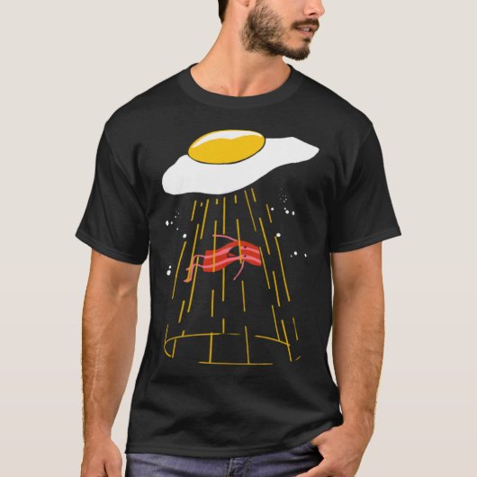 Bacon and Eggs  Alien Kids Egg Crispy T-Shirt (Vorderseite)