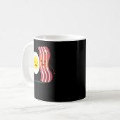 Bacon and Eggs Best Breakfast Brunch Friends T-Shi Kaffeetasse (Vorderseite Links)