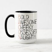Bacon Attitude Tasse (Links)