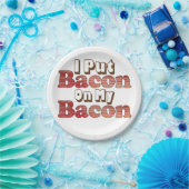 Bacon auf Bacon Paper Plate Pappteller (Party)