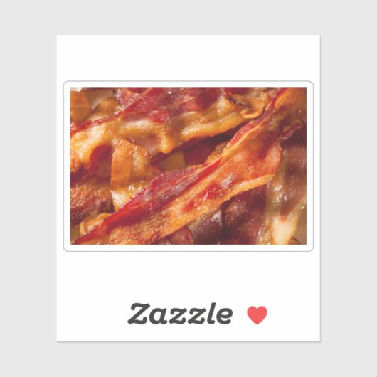 Bacon Aufkleber (Blatt)