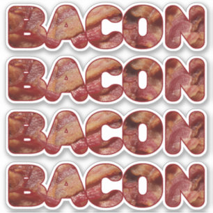 Bacon Aufkleber