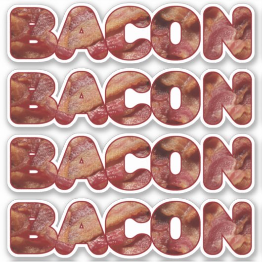 Bacon Aufkleber (Vorderseite)