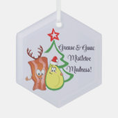 Bacon & Avocado Weihnachtsschmuck - Festliches Ess (Vorderseite)