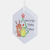 Bacon & Avocado Weihnachtsschmuck - Festliches Ess (Vorderseite Links)