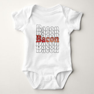 Bacon Bacon Bacon Baby Strampler