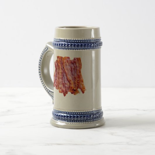 Bacon Bacon Bacon Bierglas (Vorderseite Links)