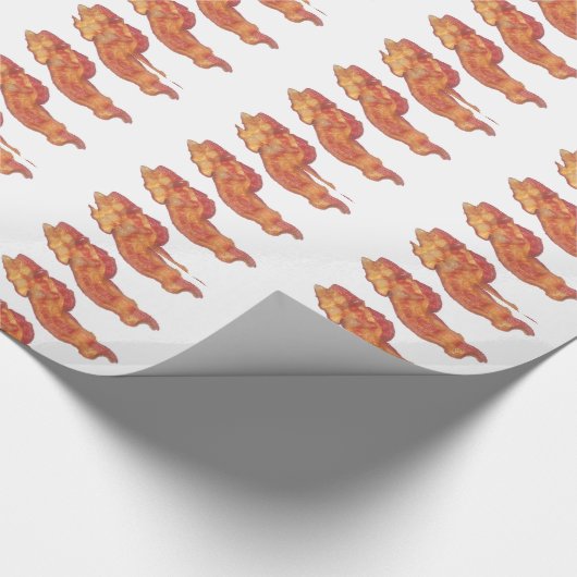 Bacon Bacon Bacon Geschenkpapier (Ecke)