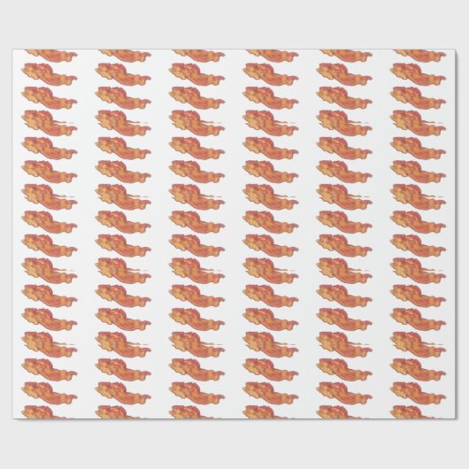 Bacon Bacon Bacon Geschenkpapier (Flach)