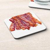 Bacon Bacon Bacon Getränkeuntersetzer (Linke Seite)